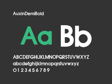 AuxinDemiBold