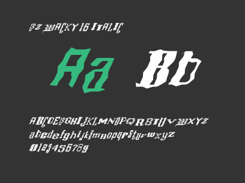 FZ WACKY 16 ITALIC