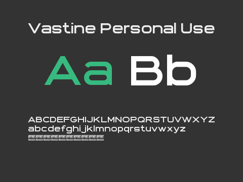 Vastine Personal Use