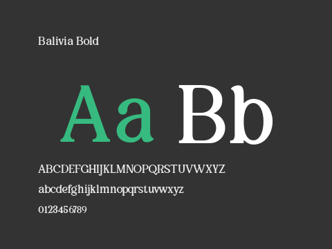 Balivia Bold