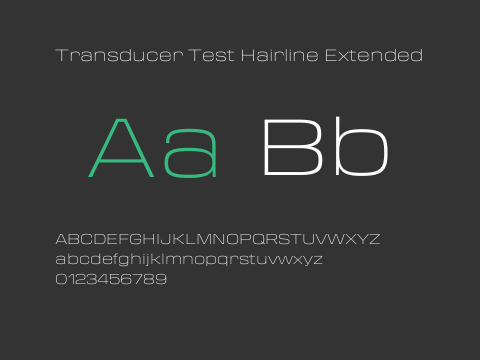 Transducer Test Hairline Extended