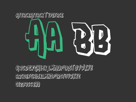 AttackAttack Typeface