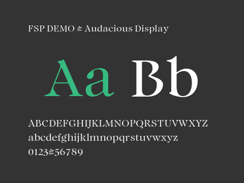 FSP DEMO - Audacious Display