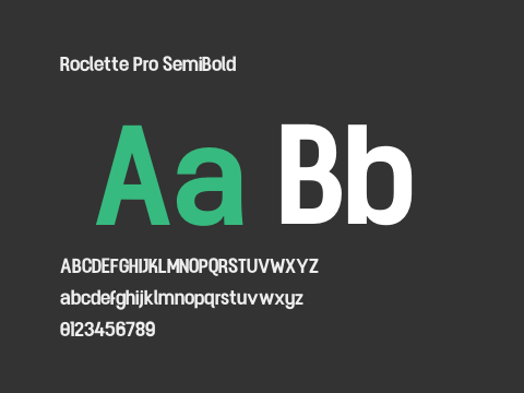 Roclette Pro SemiBold