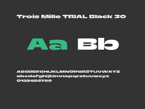 Trois Mille TRIAL Black 30