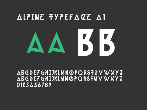 Alpine Typeface A1