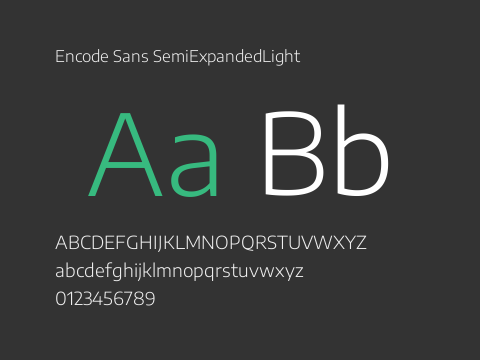 Encode Sans SemiExpandedLight