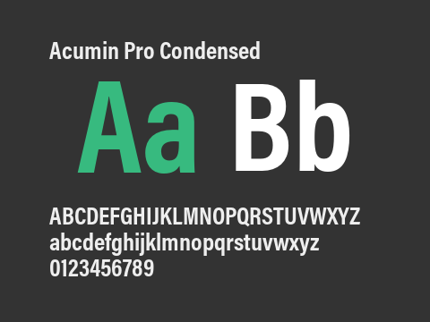 Acumin Pro Condensed