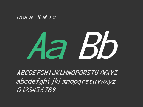 Enola Italic