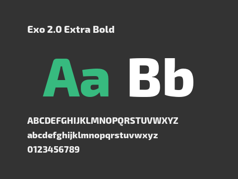 Exo 2.0 Extra Bold