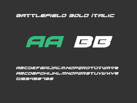 Battlefield Bold Italic