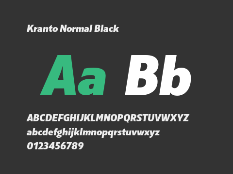 Kranto Normal Black