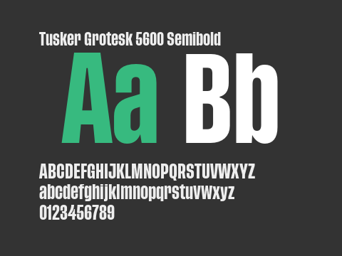 Tusker Grotesk 5600 Semibold