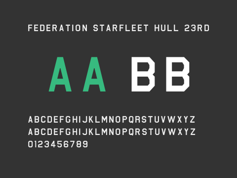 Federation Starfleet Hull 23rd