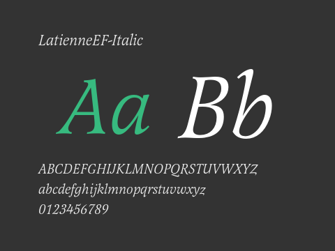 LatienneEF-Italic