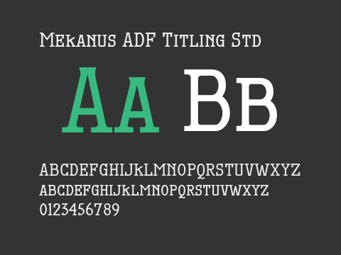 Mekanus ADF Titling Std