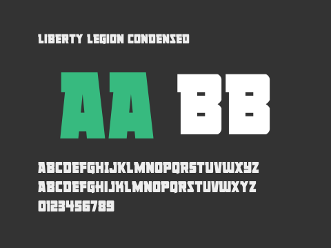 Liberty Legion Condensed