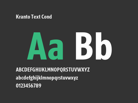 Kranto Text Cond