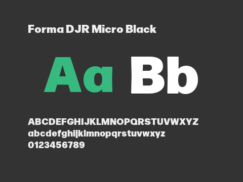 Forma DJR Micro Black