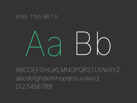 Inter Thin BETA