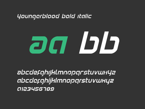 Youngerblood Bold Italic