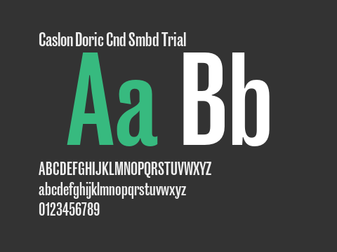 Caslon Doric Cnd Smbd Trial