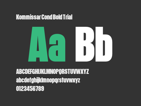 Kommissar Cond Bold Trial