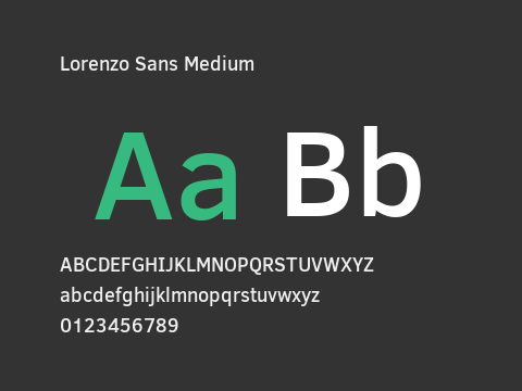 Lorenzo Sans Medium