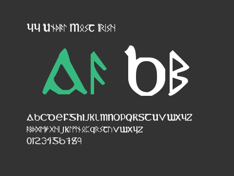 YY Uncial Most Irish