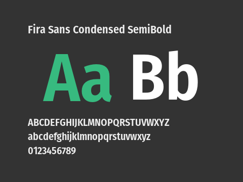 Fira Sans Condensed SemiBold