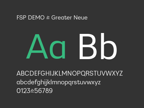 FSP DEMO - Greater Neue