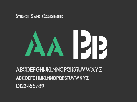 Stencil Sans-Condensed