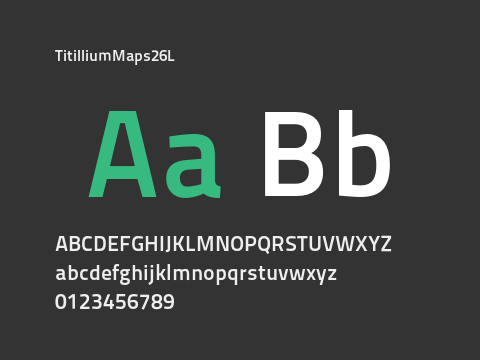 TitilliumMaps26L