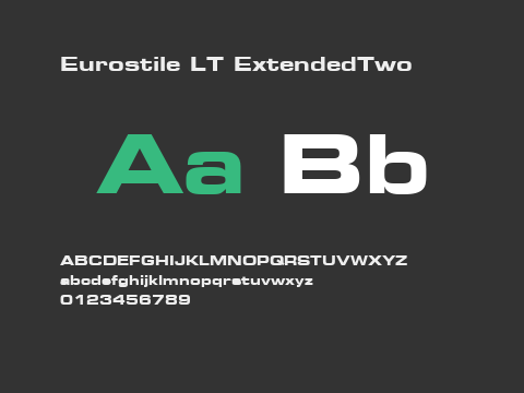 Eurostile LT ExtendedTwo