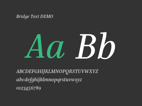 Bridge Text DEMO