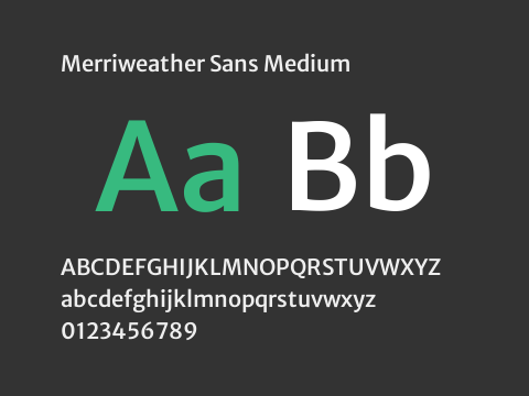 Merriweather Sans Medium