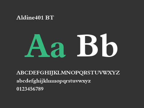 Aldine401 BT