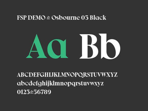 FSP DEMO - Osbourne 03 Black