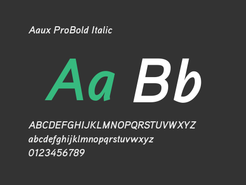 Aaux ProBold Italic