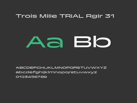 Trois Mille TRIAL Rglr 31