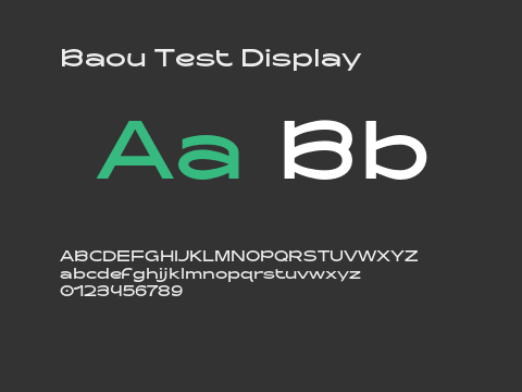 Baou Test Display