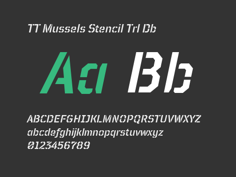 TT Mussels Stencil Trl Db