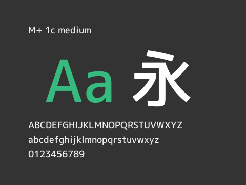 M+ 1c medium