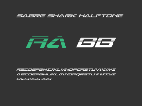 Sabre Shark Halftone