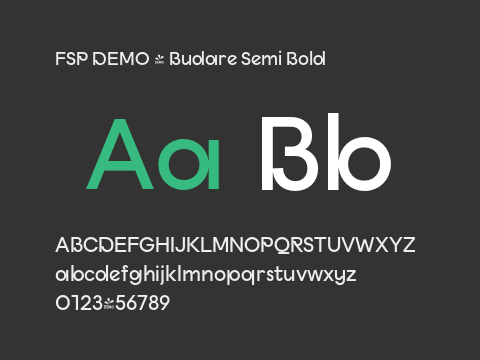 FSP DEMO - Budare Semi Bold