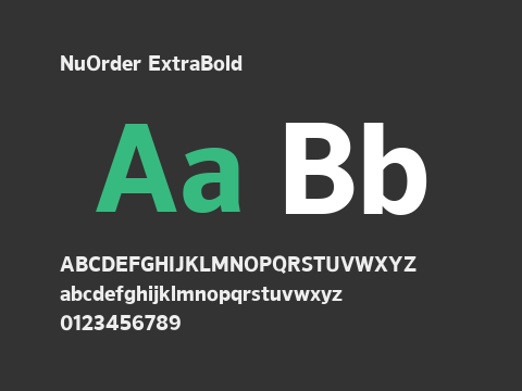 NuOrder ExtraBold