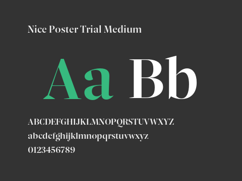 Nice Poster Trial Medium