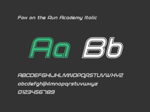 Fox on the Run Academy Italic