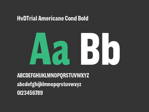 HvDTrial Americane Cond Bold