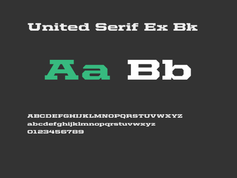 United Serif Ex Bk